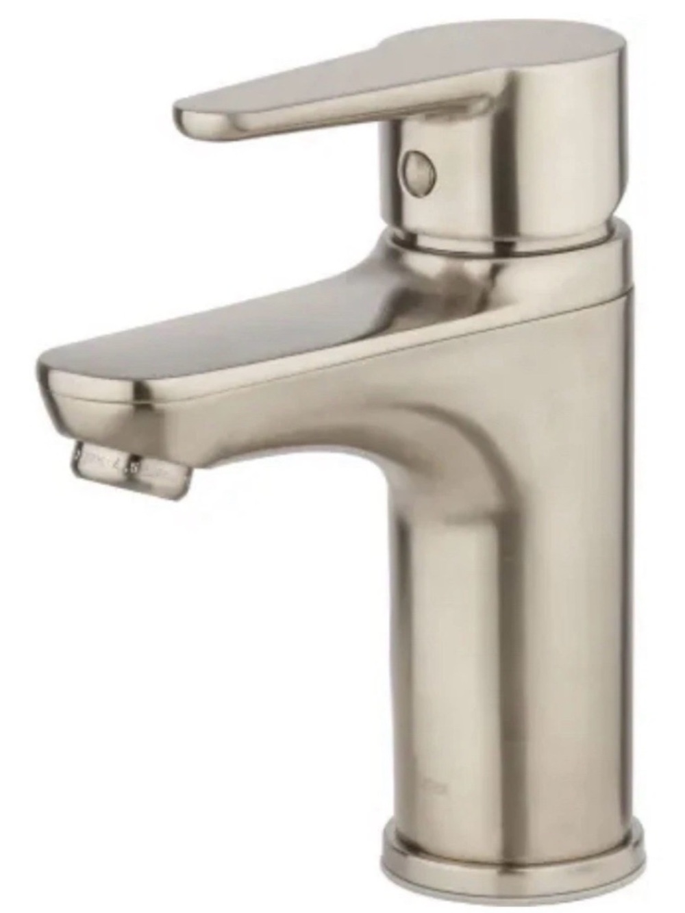 Price Pfister LG142-060K Pfirst Modern 1 Hole Bathroom Faucet PVD Brushed Nickel